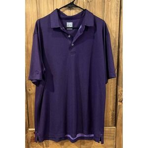 Callaway Opti-Dry Golf Polo Shirt Mens XL Purple Short Sleeve Performance